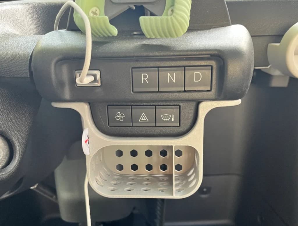 Bac de rangement console Citroën Ami - Vue 1