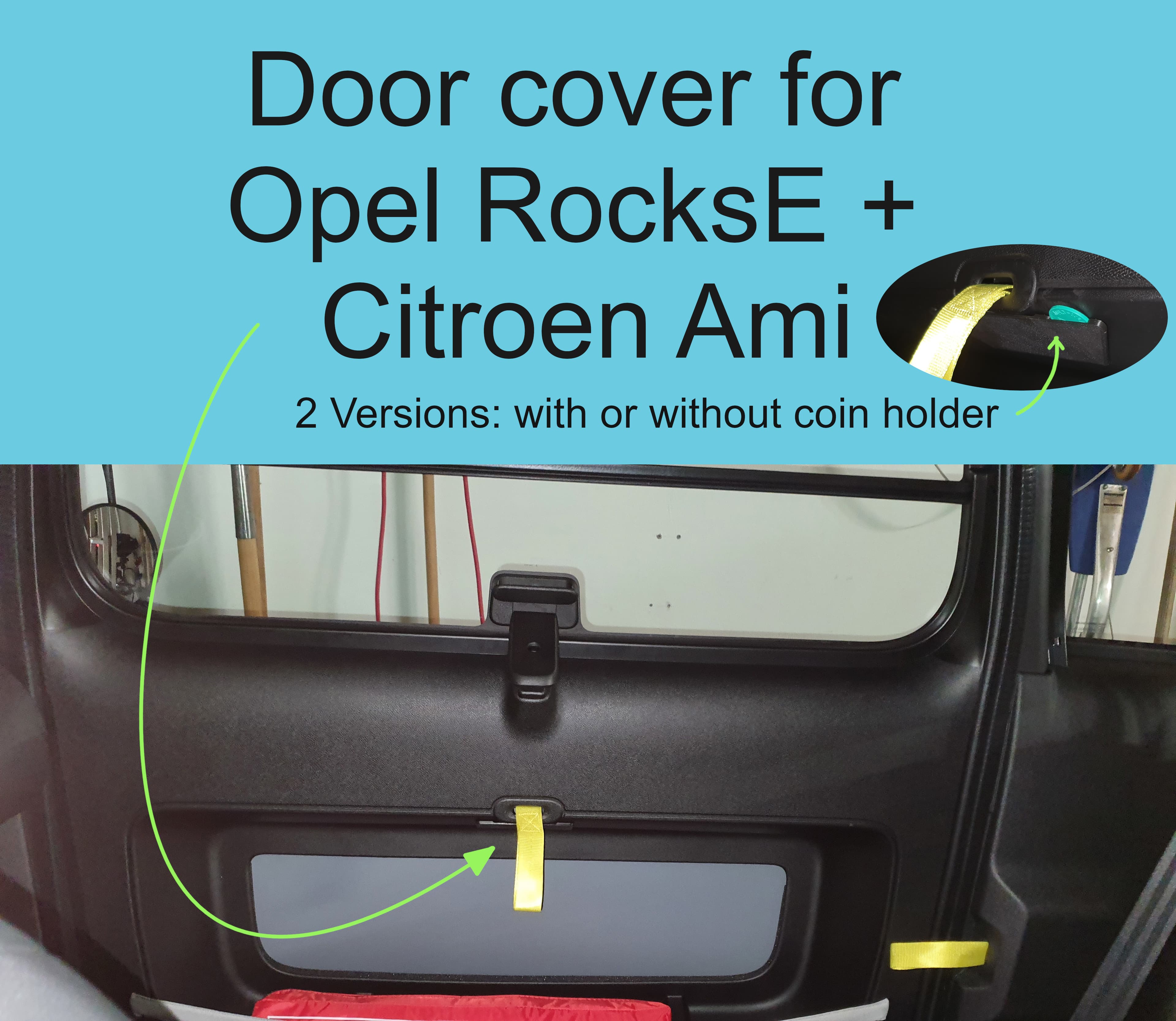 Cache de porte Citroën Ami / Rocks-e - Miniature 2